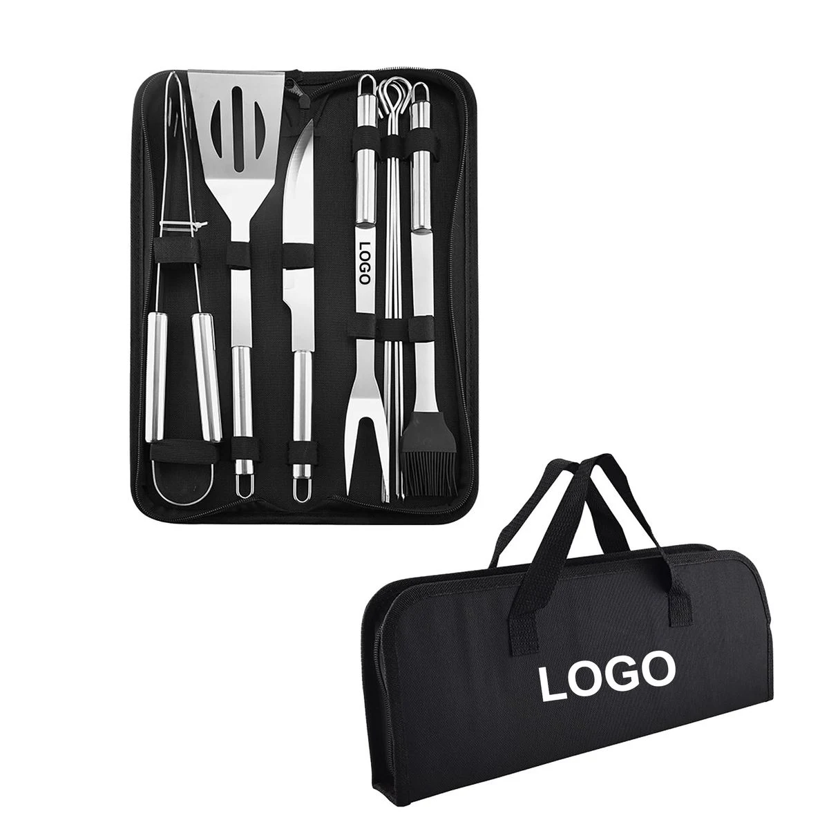 Custom Bbq Grill Accessories Tool Set - 9 Pack 1