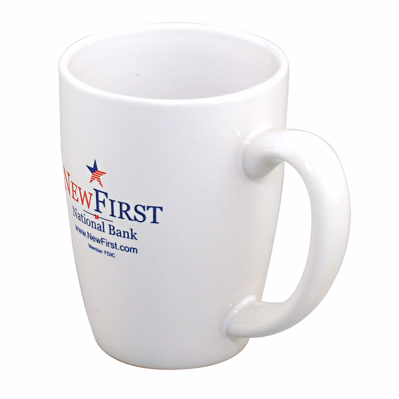 14 Oz. Challenger Grande Ceramic Mug - White
