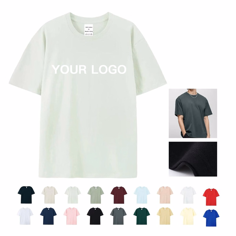 Unisex Cotton Short Sleeve T Shirt Breathable Fabric