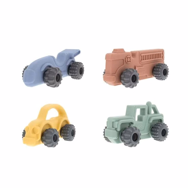 Silicone Vehicle Teether Toys Assorted Colors