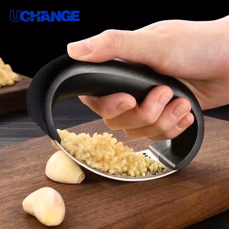 Garlic Press Tool for Kitchen Use