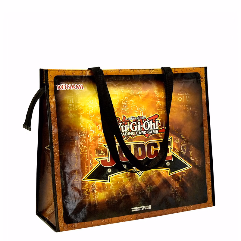 Custom Full-color Laminated Non-Woven Zipper Tote Bag 18"x15"x6"