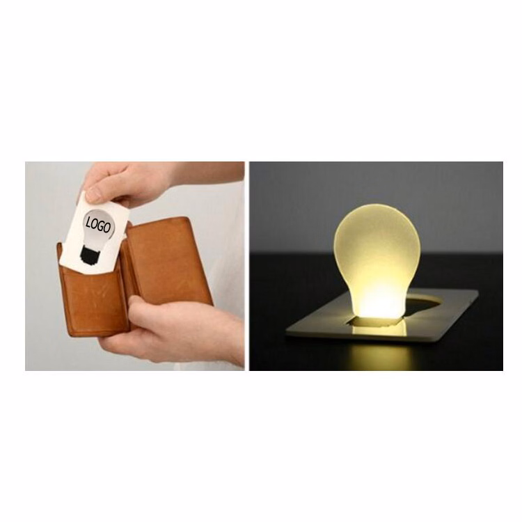 Portable Pocket Bulb Shape LED Card Light