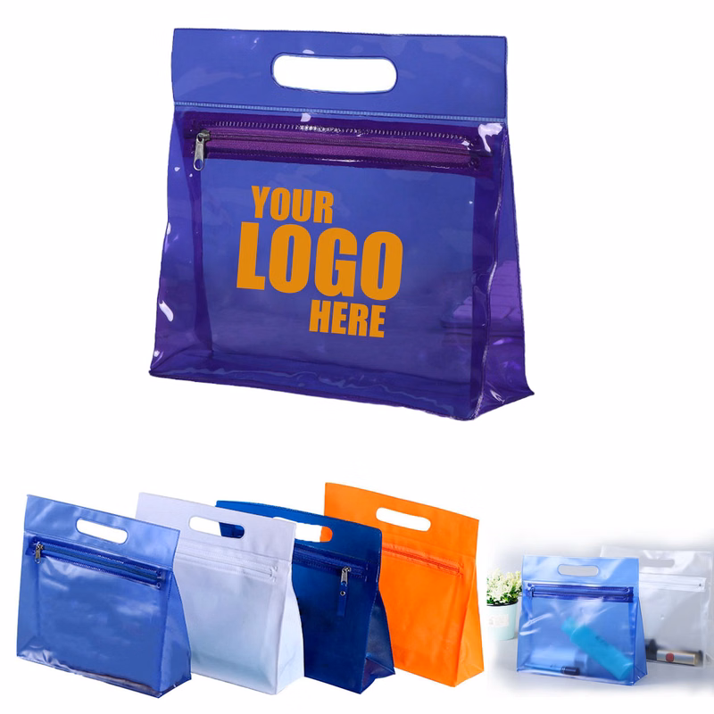 Transparent PVC Cosmetic Zipper Pouch