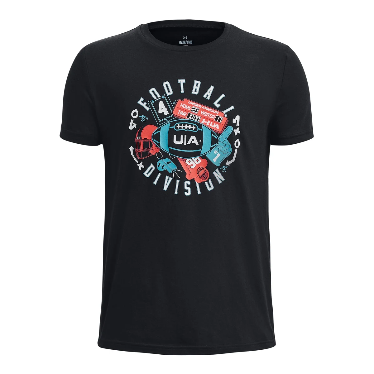 UA Football Equipment Boys' Short Sleeve 1