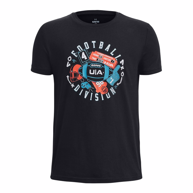 UA Football Equipment Boys' Short Sleeve