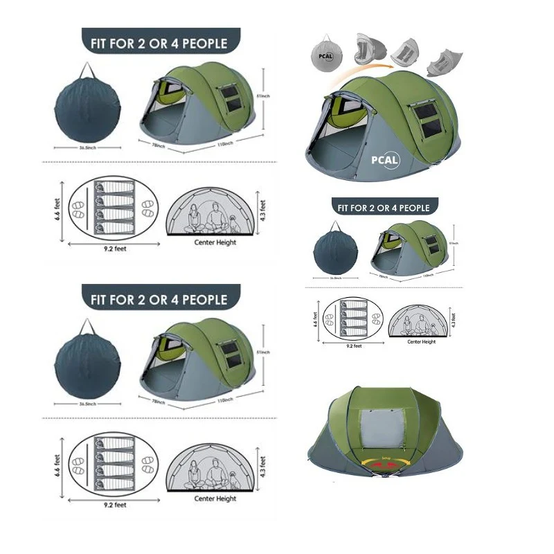 Automatic Pop Up Camping Tent 1