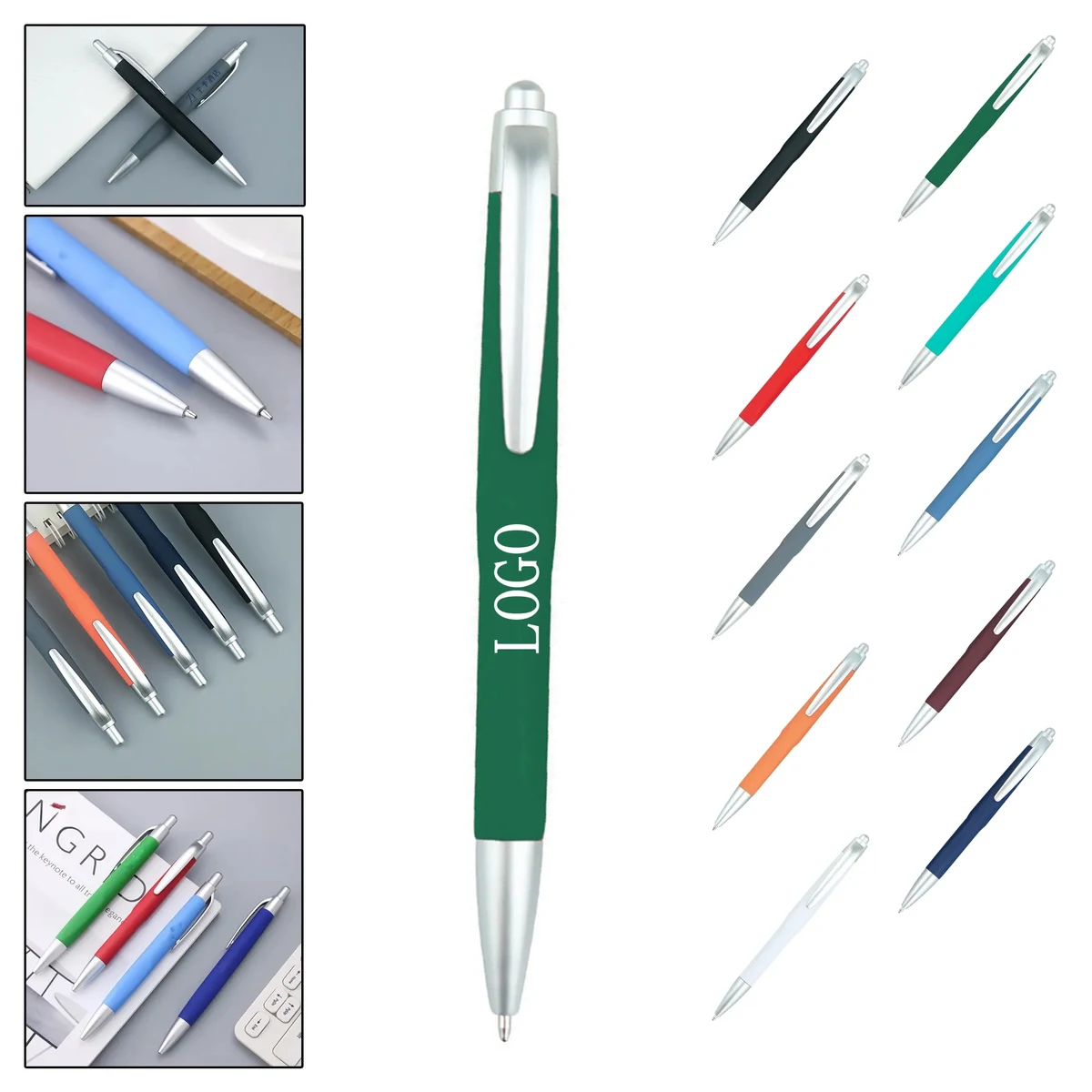 Matte Grip Ballpoint Pen for Extended Use 1