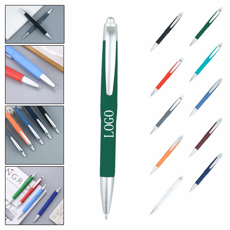 Matte Grip Ballpoint Pen for Extended Use