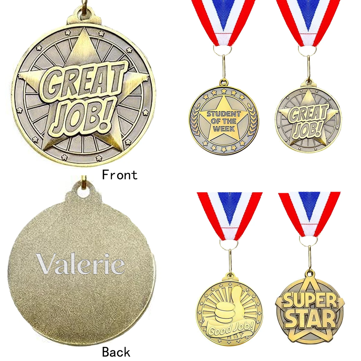 Metal Custom Cast Single Sided 3D Medal 1