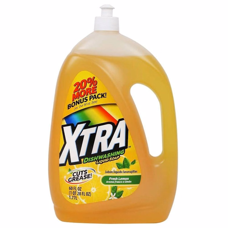 XTRA Dish Detergent Lemon 60oz.