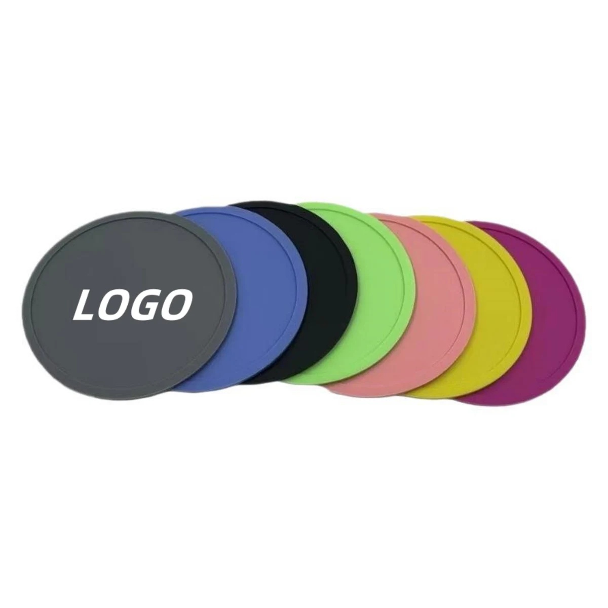 Custom Round Silicone Coaster 1