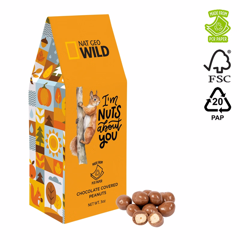 Eco Gable Box- Chocolate Peanuts