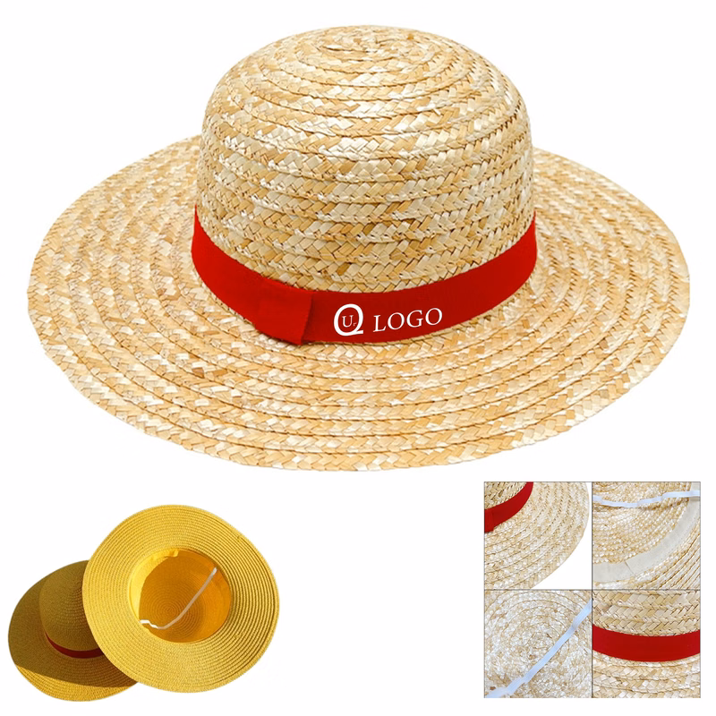 Luffy Straw Hat With String For Adults