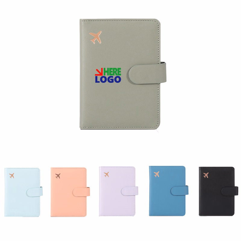 PU Leather Multi-Card Passport Holder Multi-Functional Document Cover
