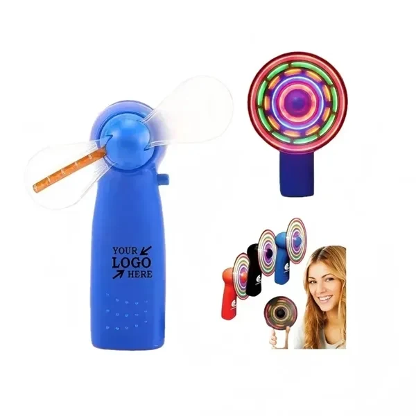 Custom Colorful Luminous USB Fan 4.2 inch — Portable Desk & Outdoor Cooling 1
