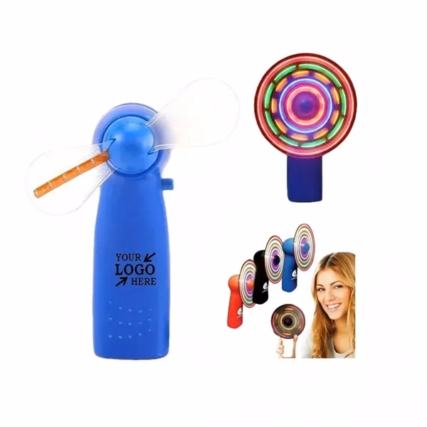 Custom Colorful Luminous USB Fan 4.2 inch — Portable Desk & Outdoor Cooling
