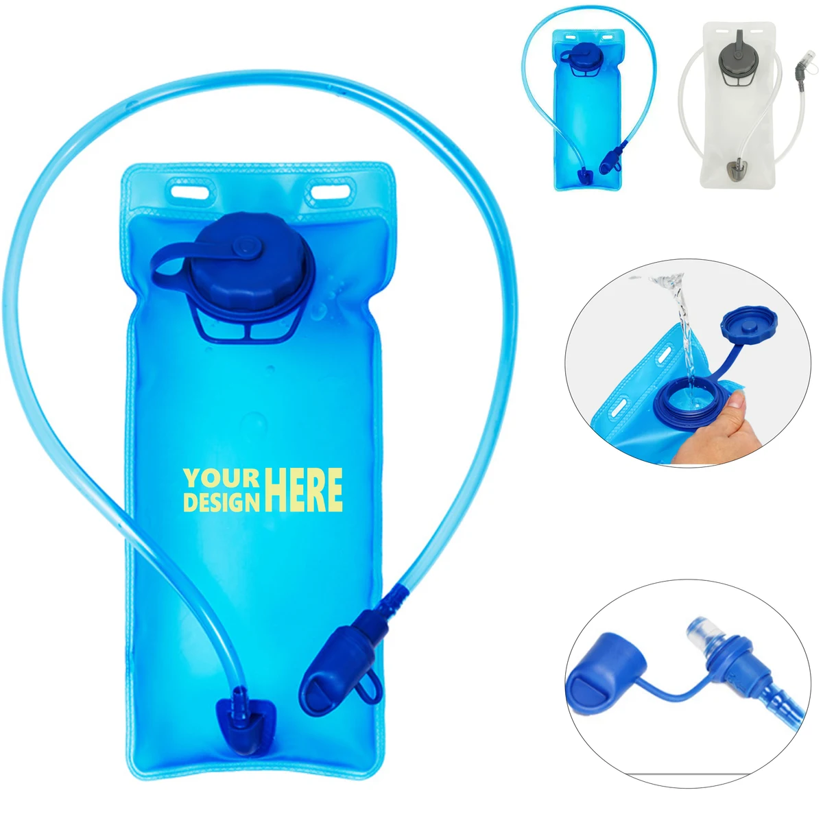 2L Foldable Portable Water Bag - Cycling Hiking 1