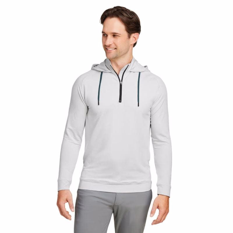 Swannies Golf Men's Vandyke Quarter-Zip Hooded Sweatshirt