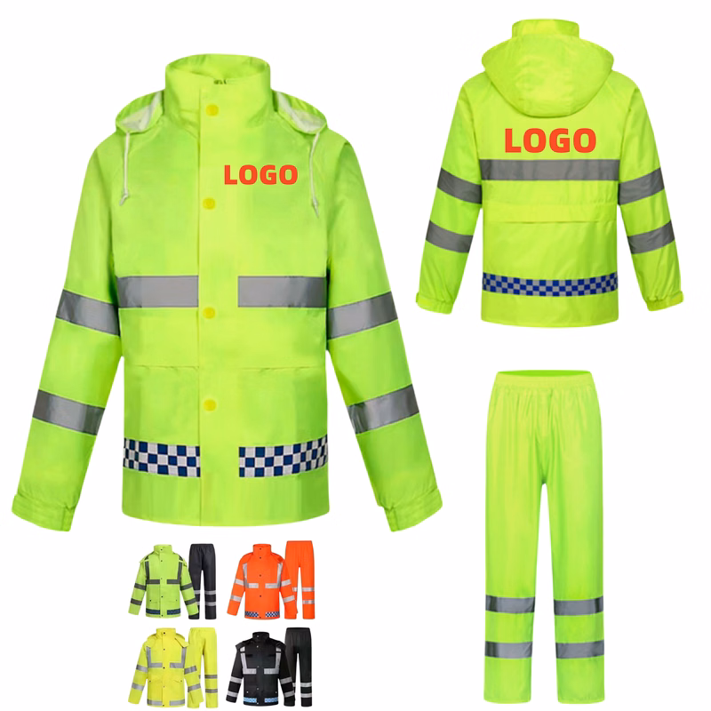 Waterproof Reflective Raincoat Suit