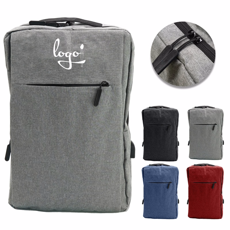 Oxford Fabric Laptop Backpack With USB