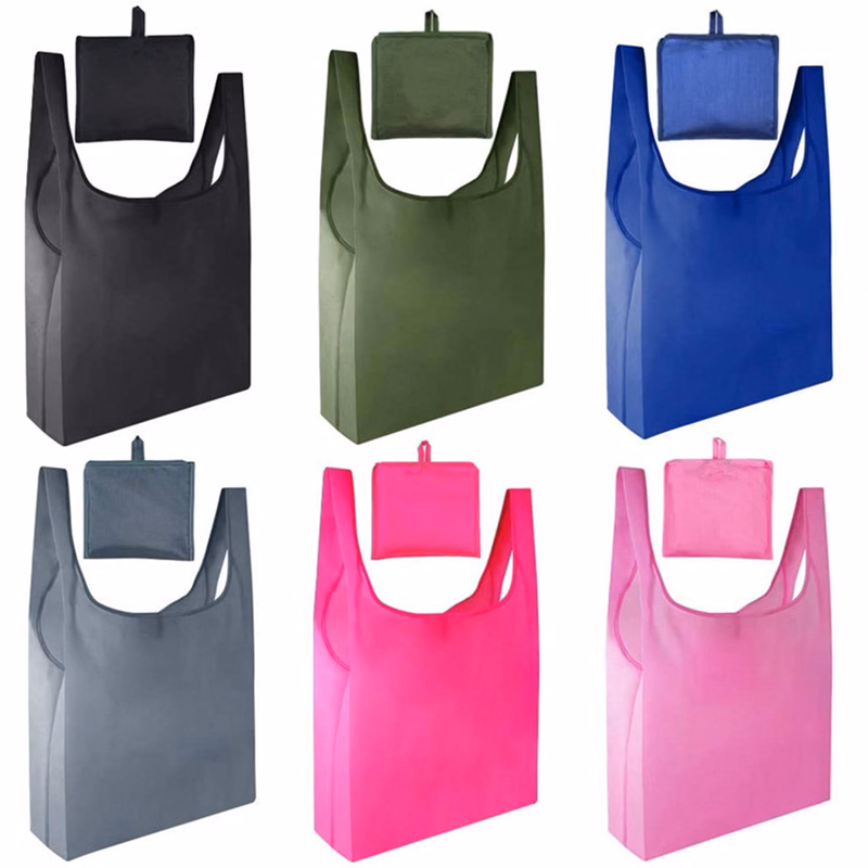 Ripstop Polyester Foldable Shopping Bags