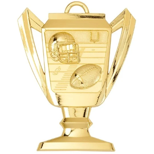 Football Trophy Medal, 2 3/4" Tall 1
