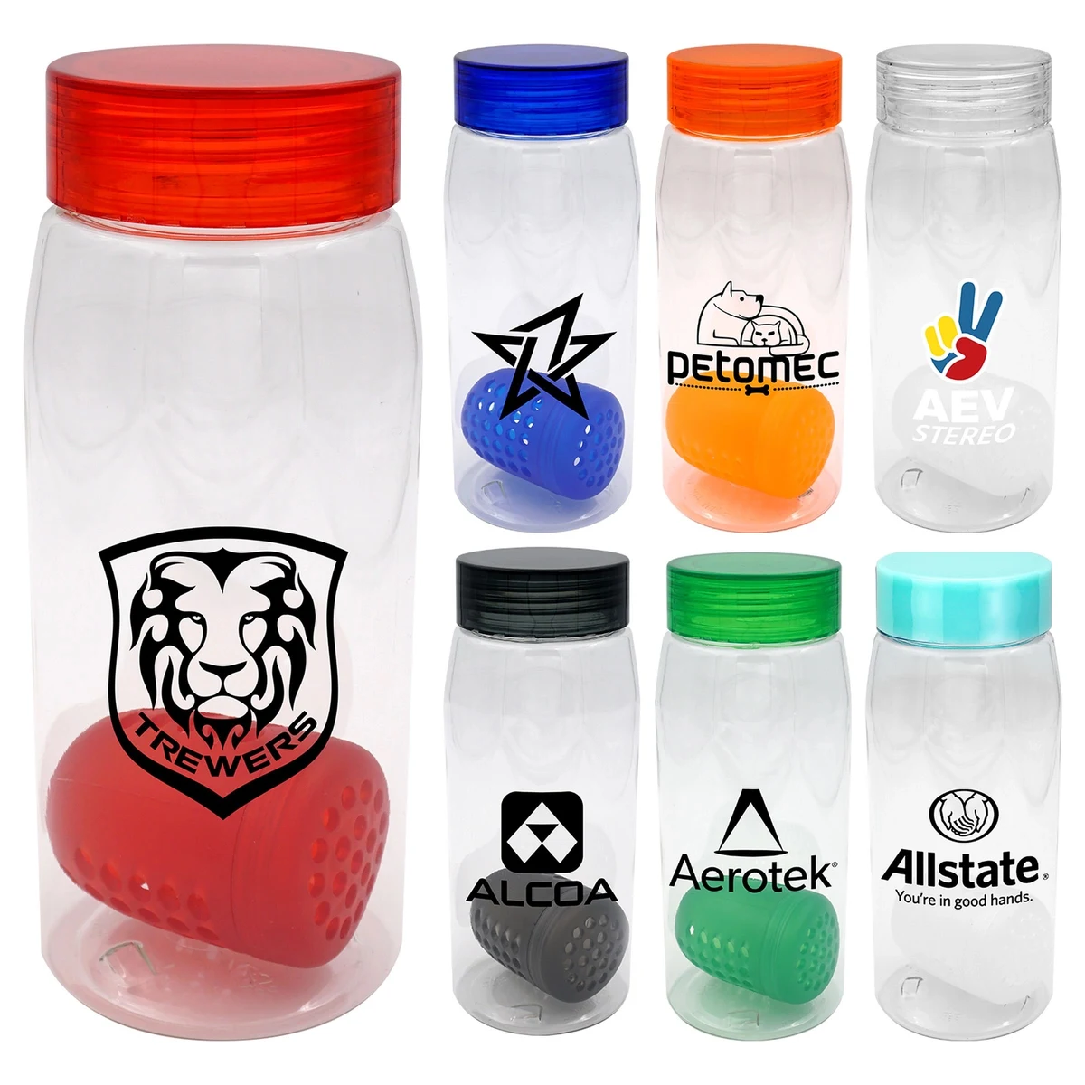 Clear View 25 oz. Recycled Bottle with Floating Infuser 1