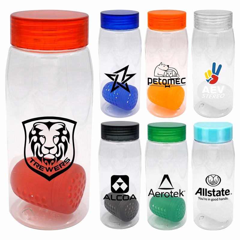 Clear View 25 oz. Recycled Bottle with Floating Infuser