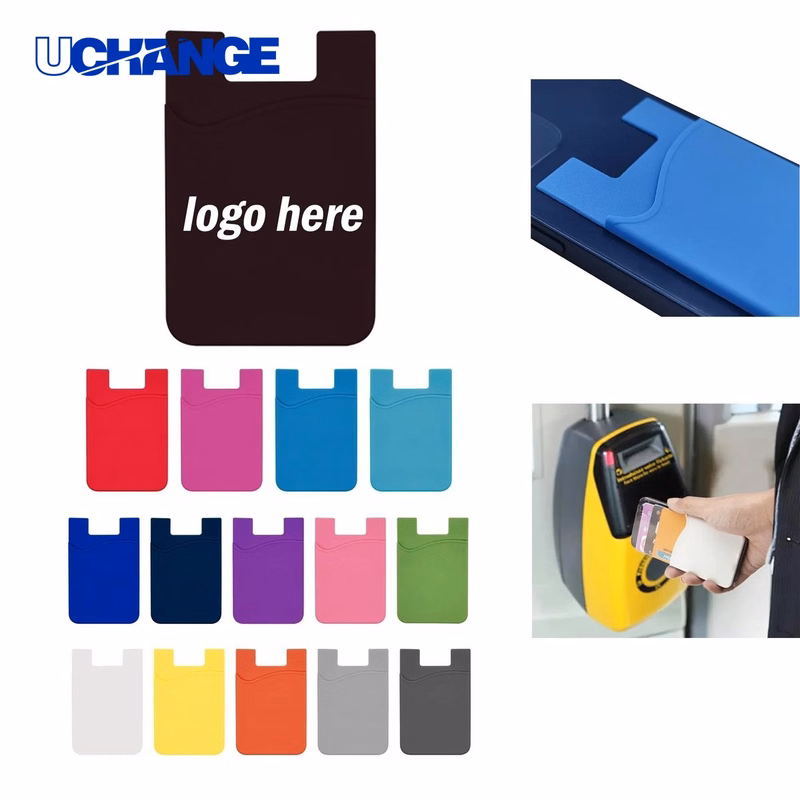 Silicone Phone Wallet Card Holder Case