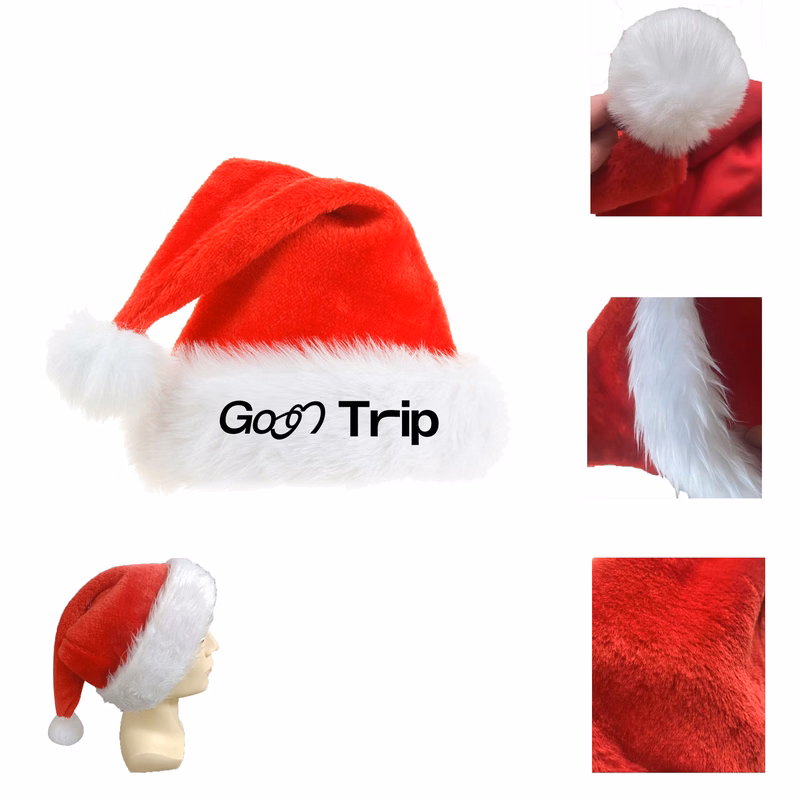 Classic Santa's Red Plush Hat