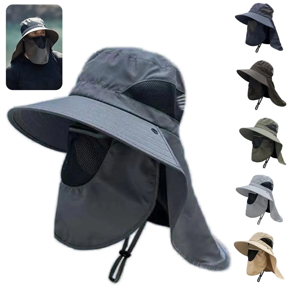 Outdoor Wide Brim Fishing Hat 1
