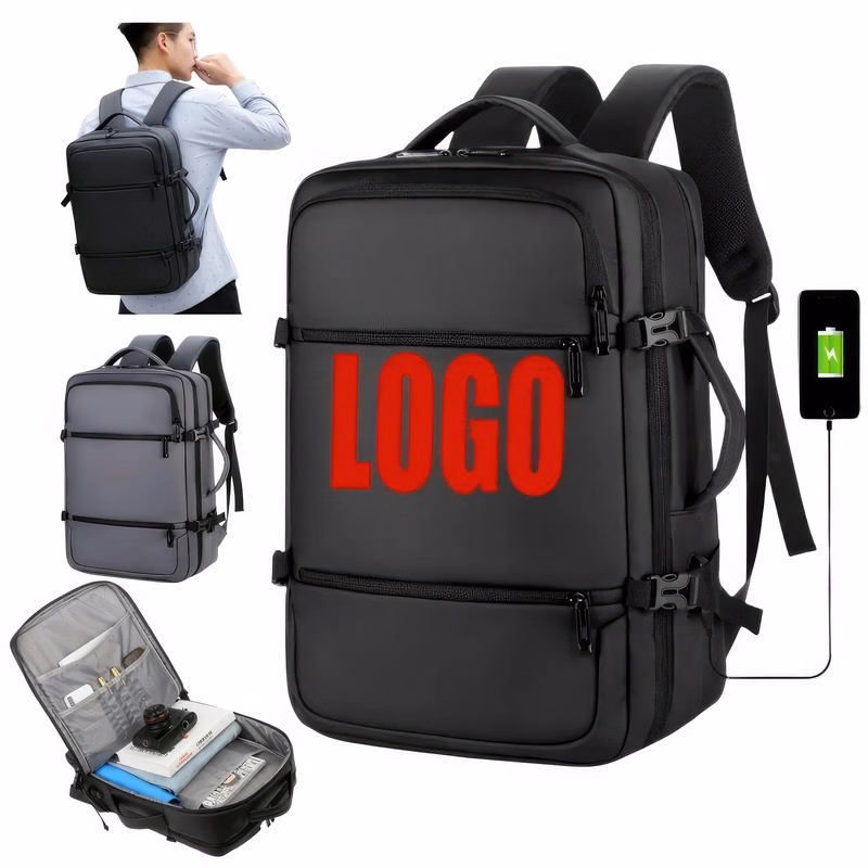 School Business Travel Laptop Backpack with USB Port