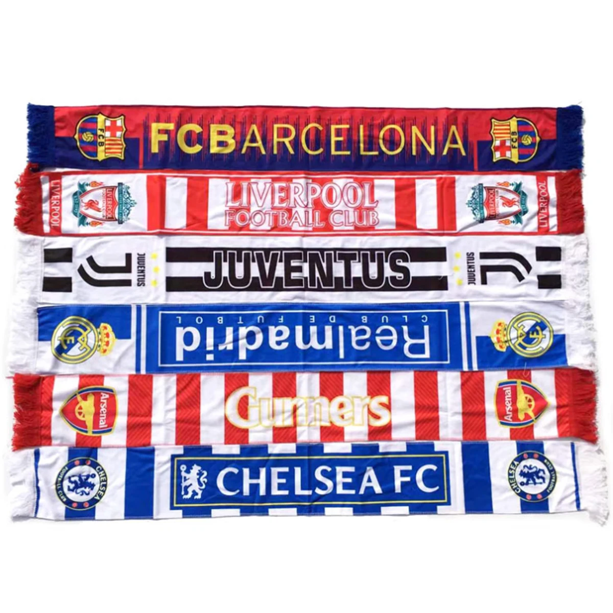 Full Color Stadium Soccer Polyester Scarf 1