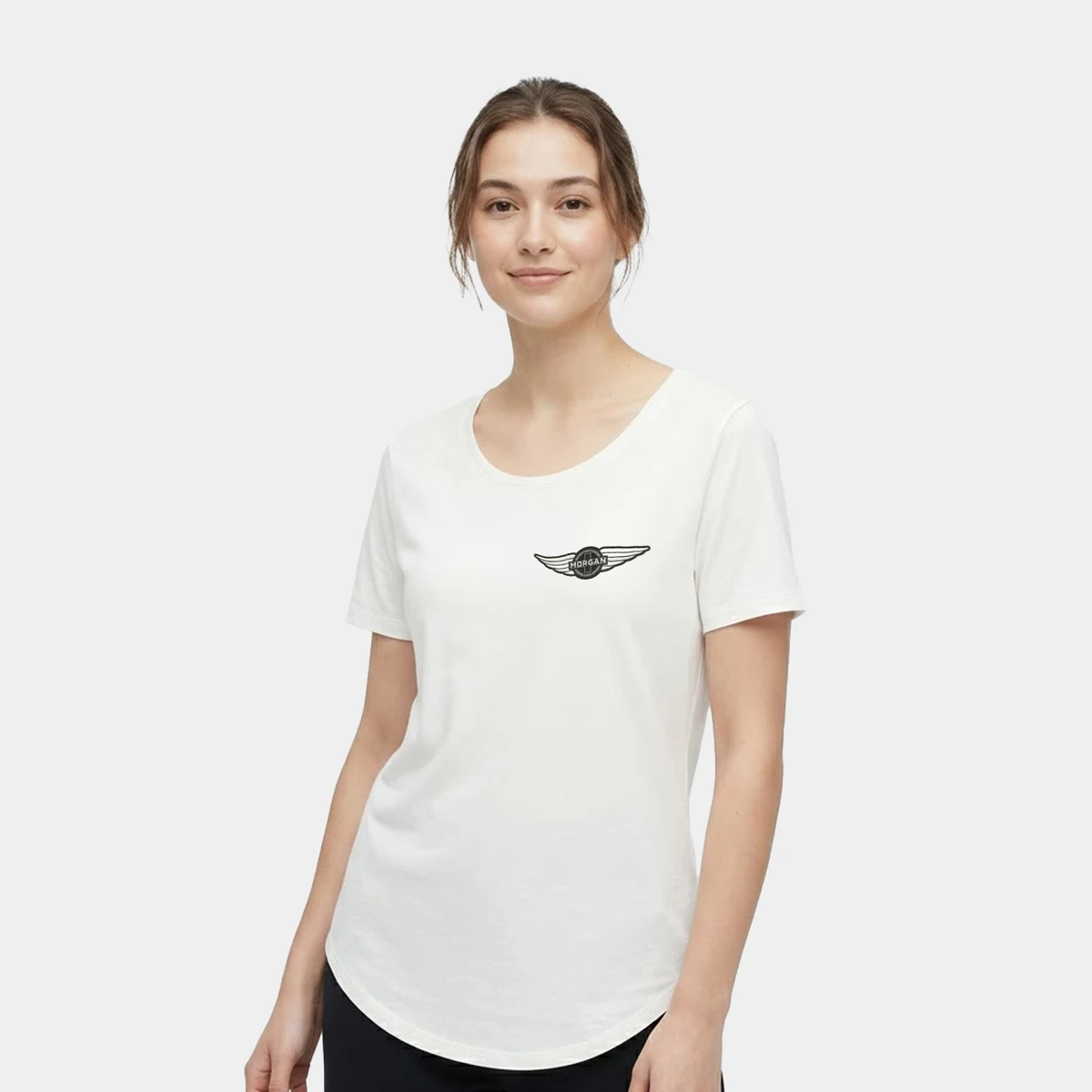 Kira Women's Curved Hem Modal Jersey Tee 1