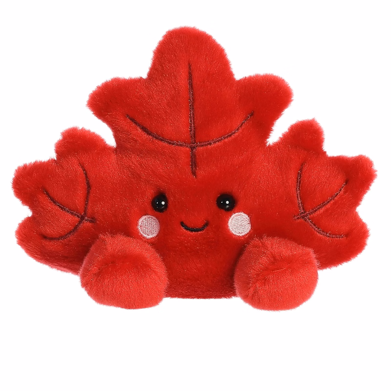 5" Bean Bag Maple Leaf