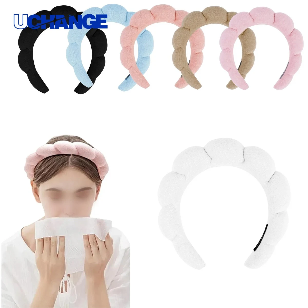 Spa Headband Accessory for Beauty, promotional fitness product with logo imprint 1