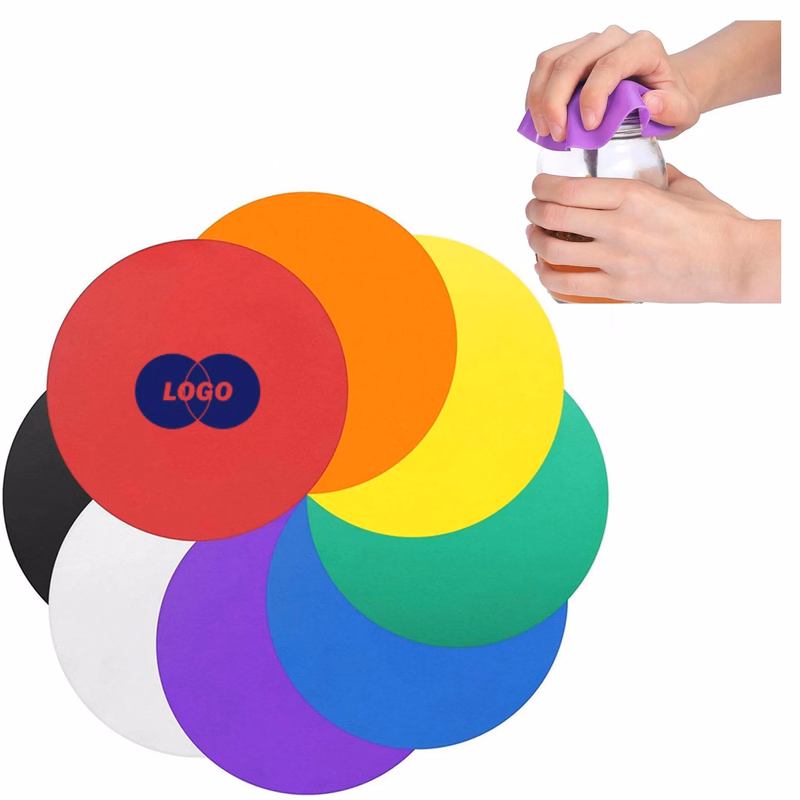 Silicone Bottle Opener Round Jar Coaster