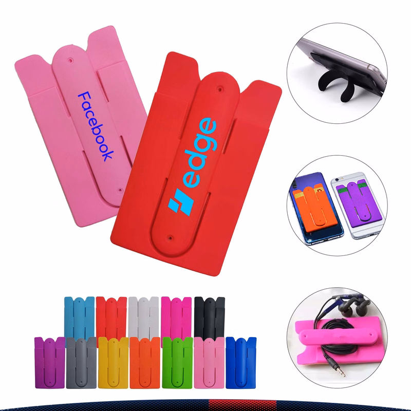 Silicone Mobile Phone Card Holder