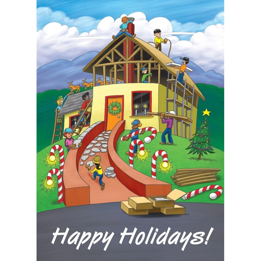 Building Holiday Joy Contractor Cards 1