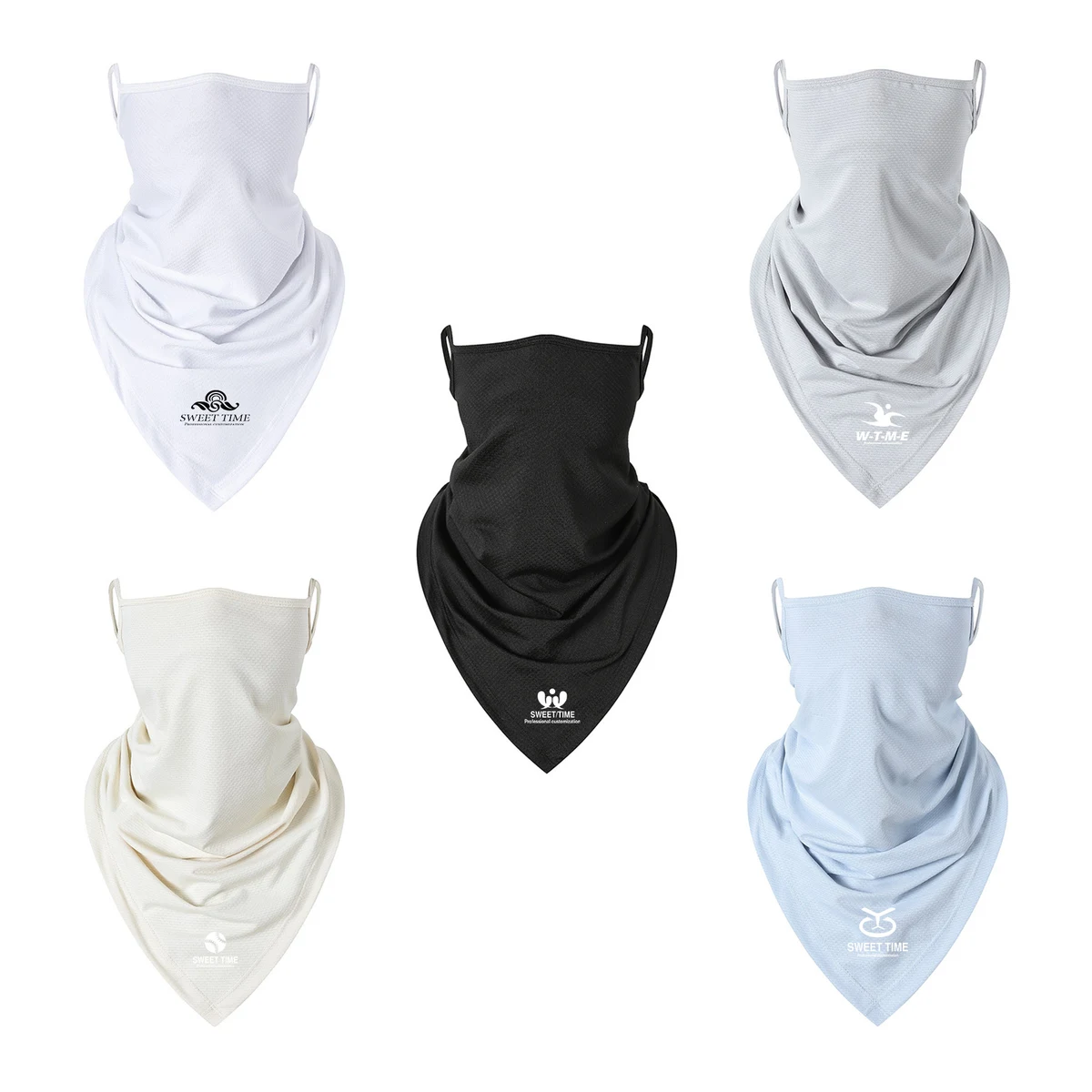 Triangle Coving Bandana With Ear Loops 1