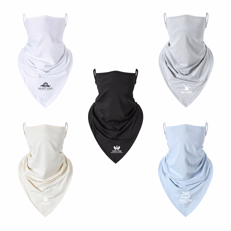Triangle Coving Bandana With Ear Loops