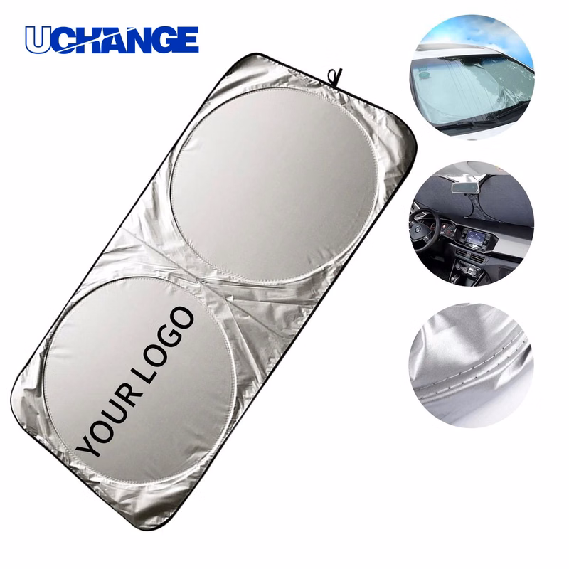 Foldable Full Color Car Sun Shade with Carry Bag for Vehicle Use
