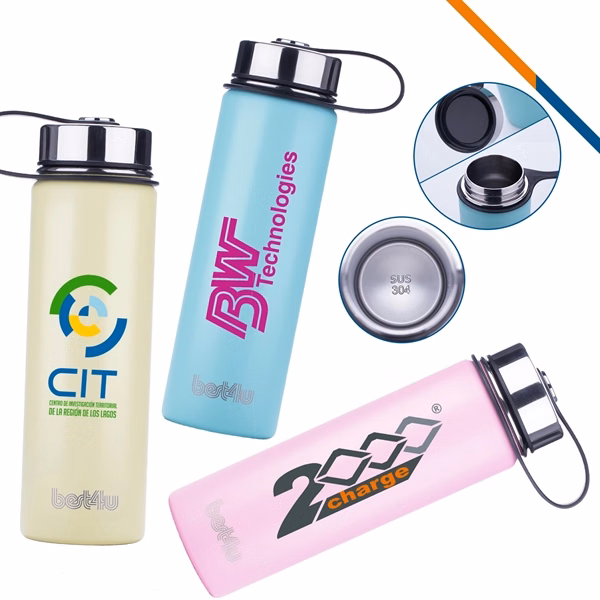 Glacier Stainless Steel Water Bottle for Commutes, Fitness and Travel