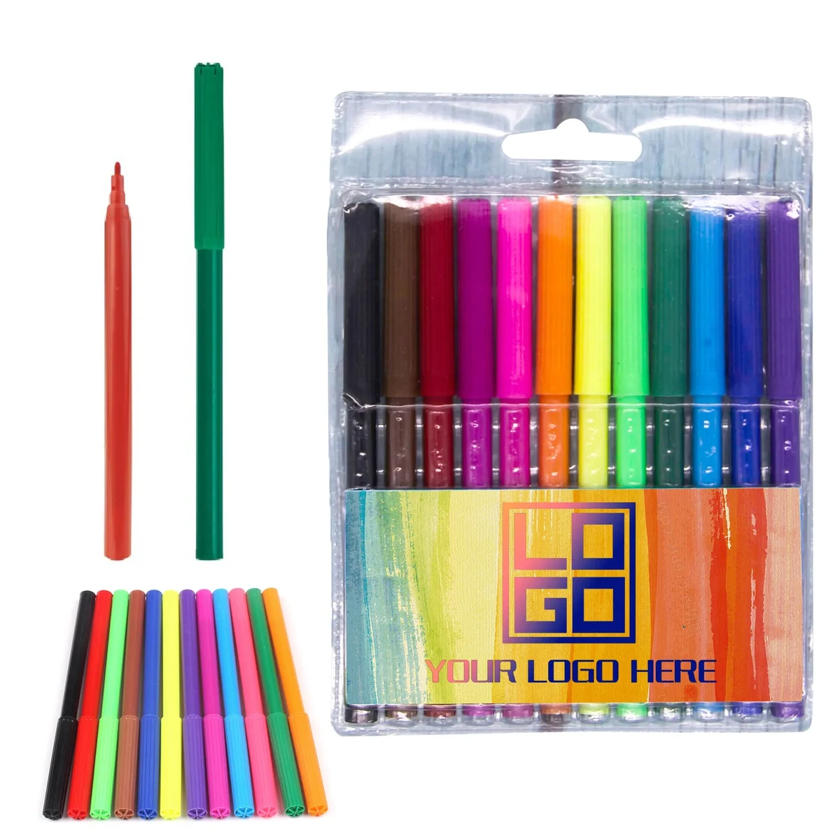 Watercolor Brush Markers 12 Colors 1