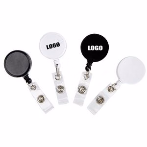 Durable Retractable Badge Holder With Secure Metal Clip