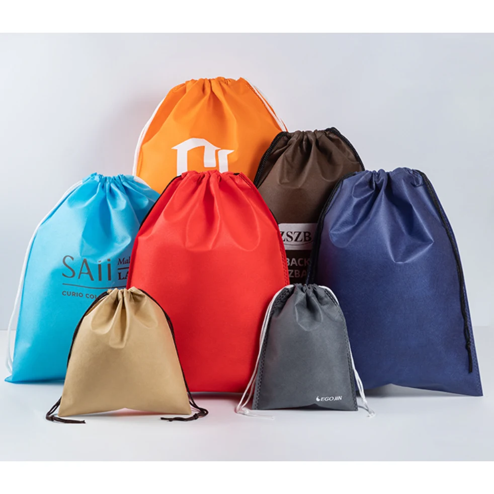 Non-woven Drawstring Laundry Bag 1