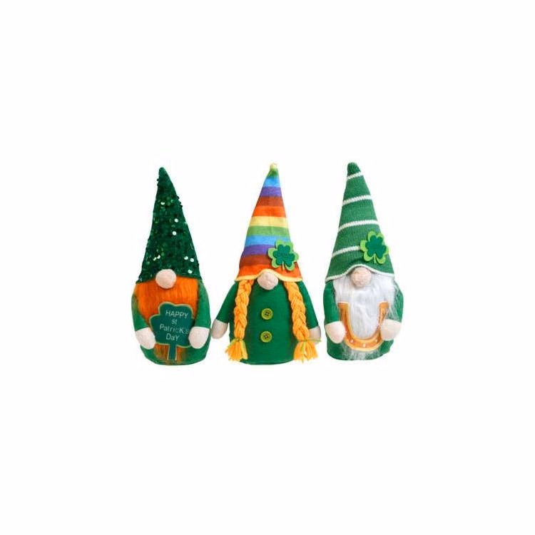 St. Patrick Gnome Table Decor - Assorted
