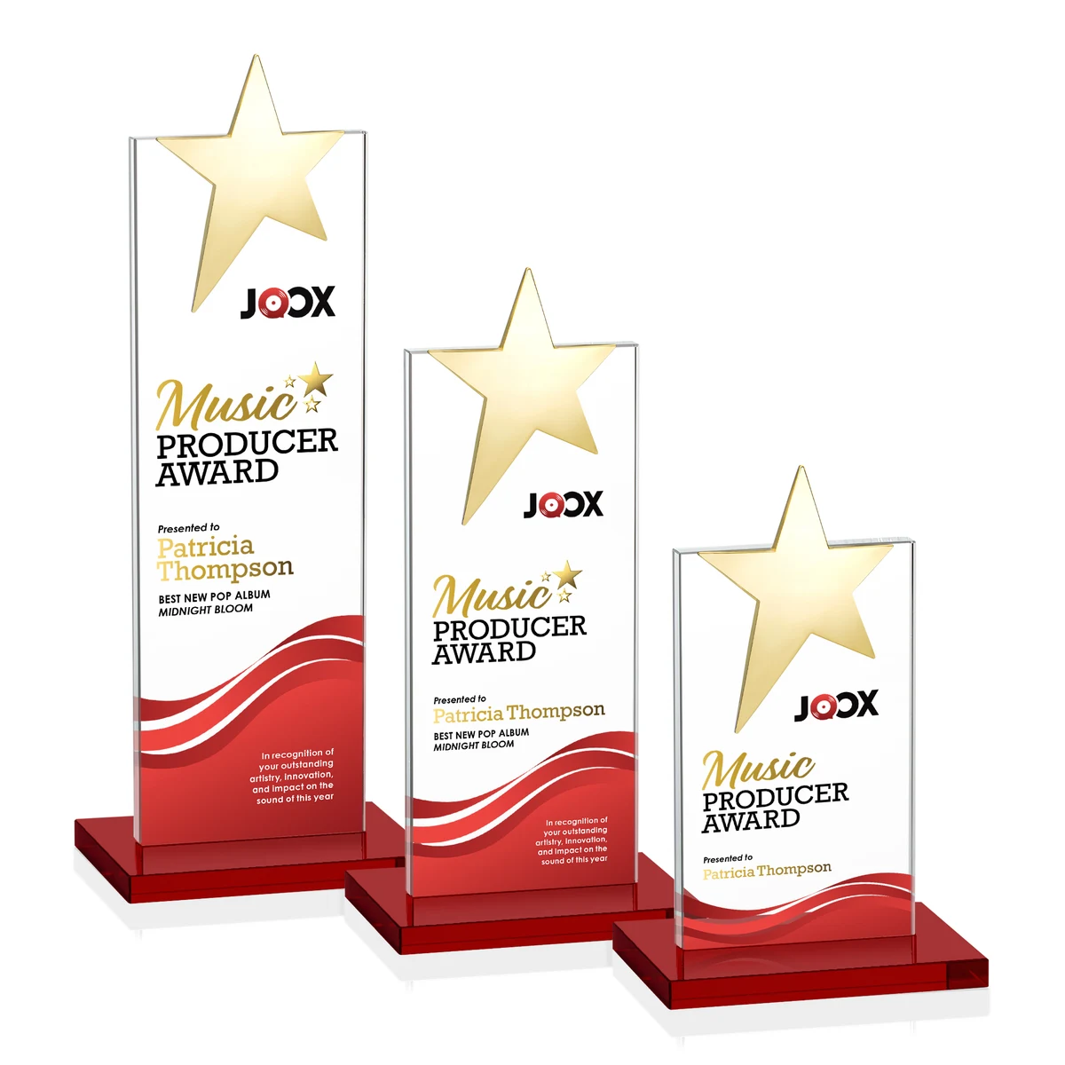 Bryanston Gold Star VividPrint™ Award - Red 1