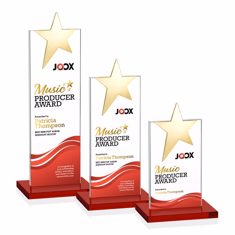 Bryanston Gold Star VividPrint™ Award - Red